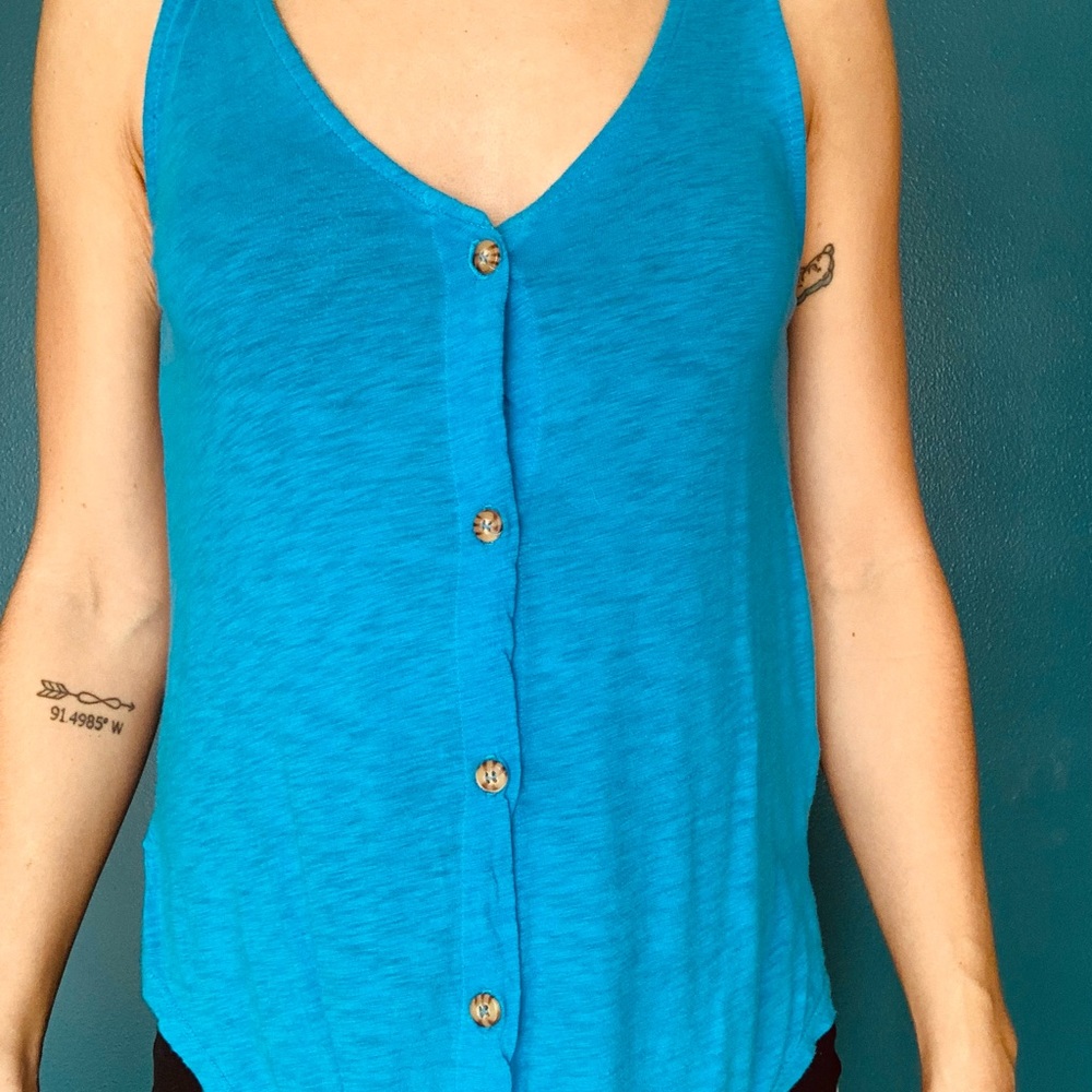 Anthropologie button up tank